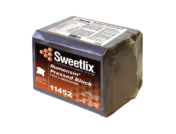 Sweetlix Rumensin Pressed Block - Caudill Seed Company