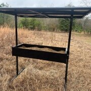 4S Wooden Trough Feeder - Caudill Seed Company