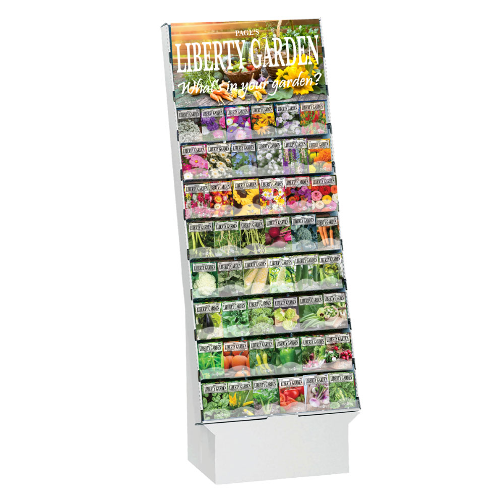 Liberty Garden Standard “All Vegetable” Assortment, Floor Display