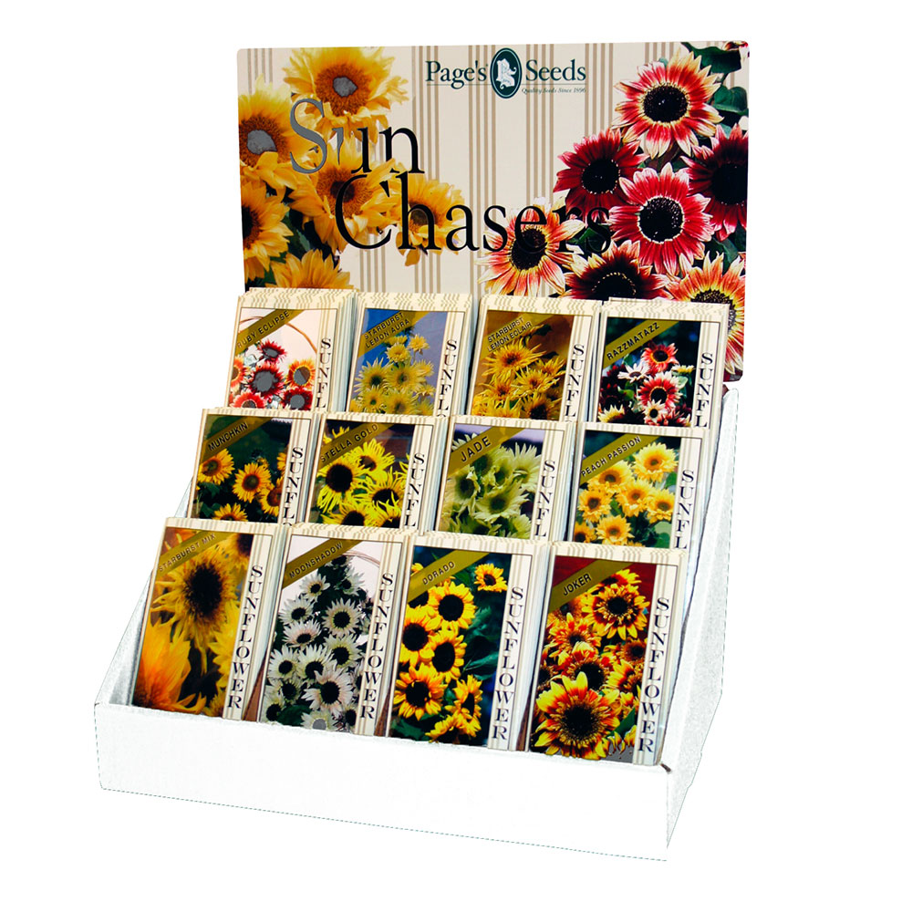 Pages Sun Chasers Sunflower Counter Display - Caudill Seed Company