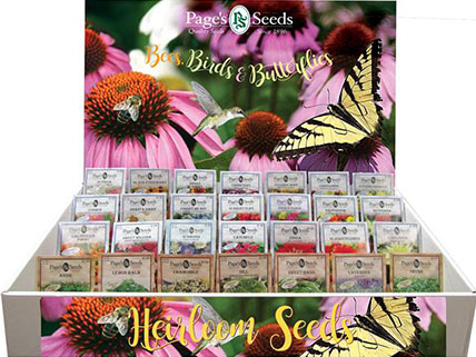 Vegetable Seed Displays