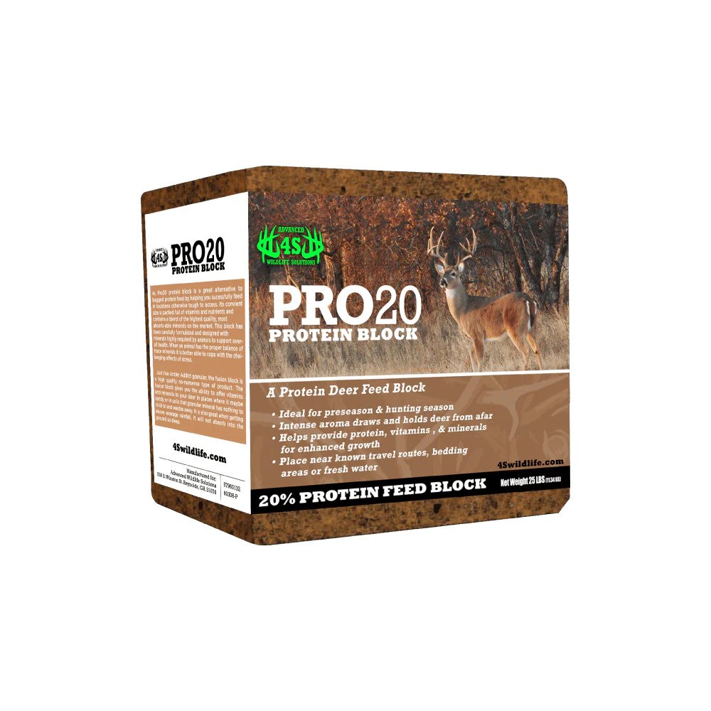 4S PRO20 PROTEIN BLK DEER FEED