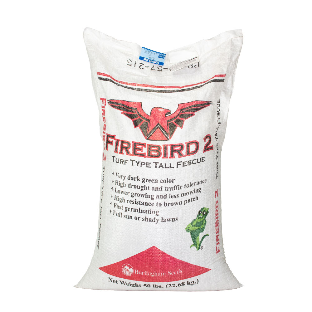 Firebird 2 Turf Type Tall Fescue Seed, 50 Lb Bag