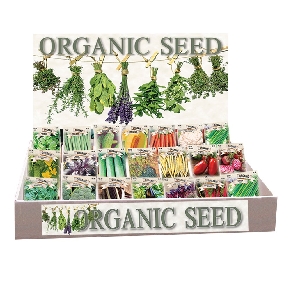 Organic Vegetable Assortment, Top Display