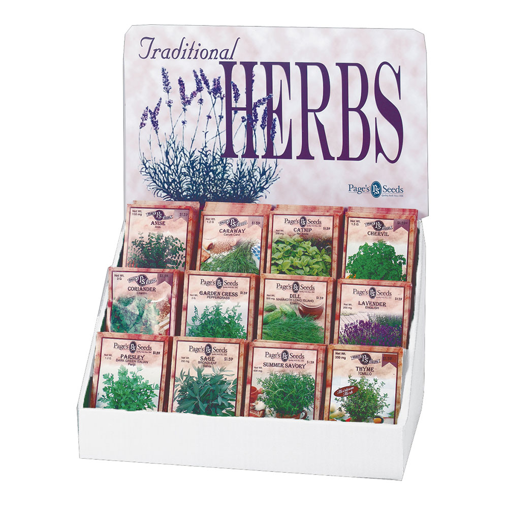 Traditional Herb Collection, Counter Display