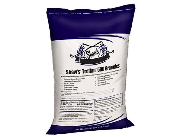 SHAWS 500 TREFLAN G CONTROL GRANULAR 40 LB