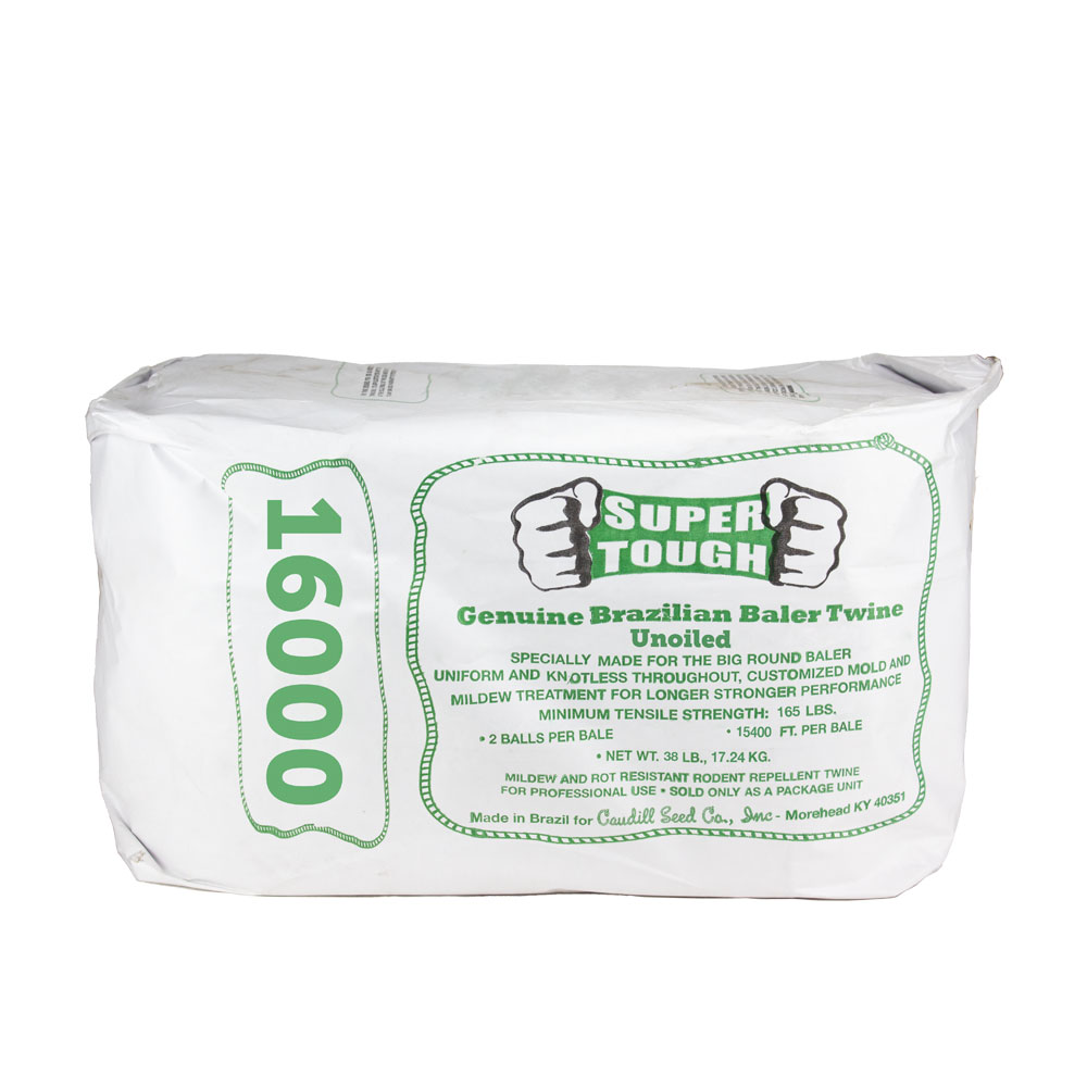 SUPERTOUGH 16000′ UNOILED BALER TWINE 38 LB 60/PAL