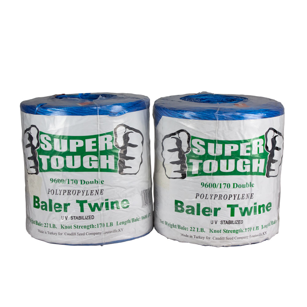 SUPERTOUGH 9600’/170 # KNOT BLUE POLY BALER TWINE 2/BALE