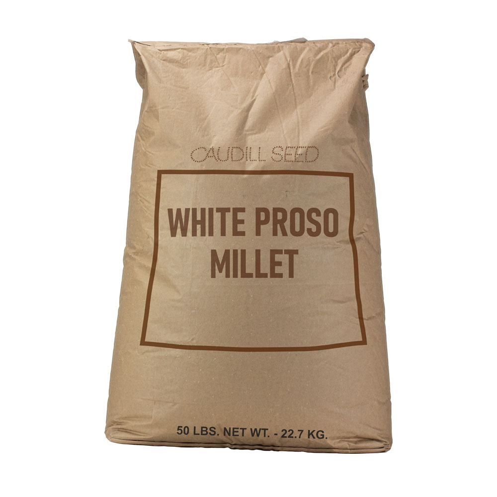 WHITE PROSO MILLET SEED 50 LB